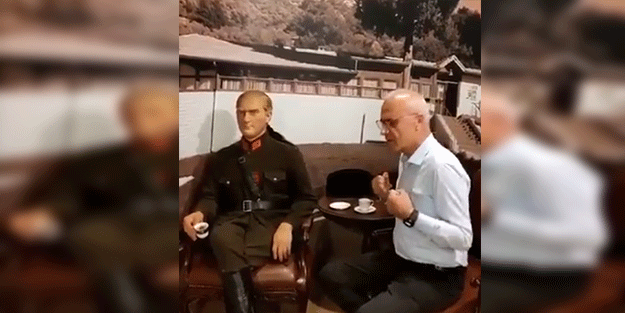 Heykellere fısıldayan adam! Bunlar tam anlamıyla kafayı sıyırmışlar