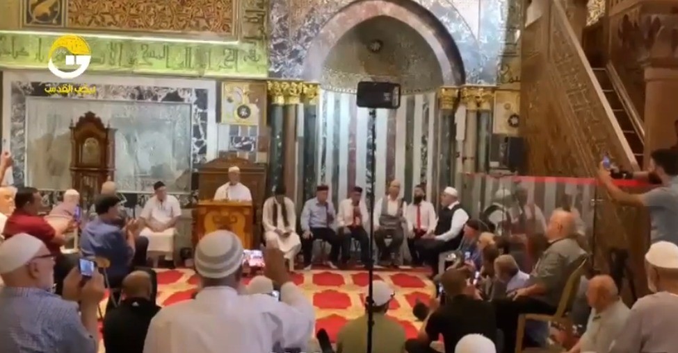 Hicri yeni yıl Mescid-i Aksa’da okunan mevlidle idrak edildi