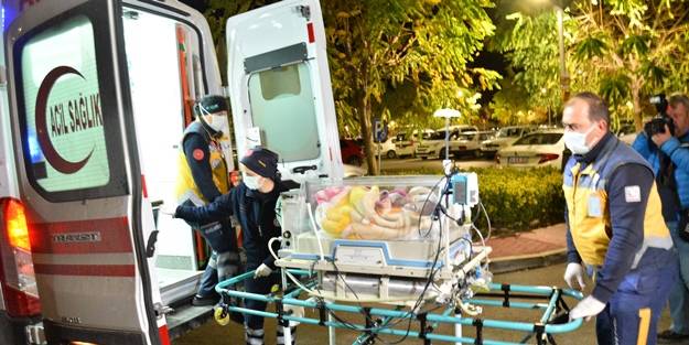 Hidrosefali hastası Gözel bebek, ambulans uçakla Eskişehir'e getirildi