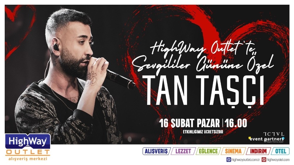 Hıghway’de, Sevgililer Günü’ne özel Tan Taşçı konseri 