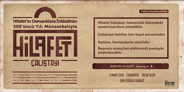 Hilafet Çalıştayı başlıyor