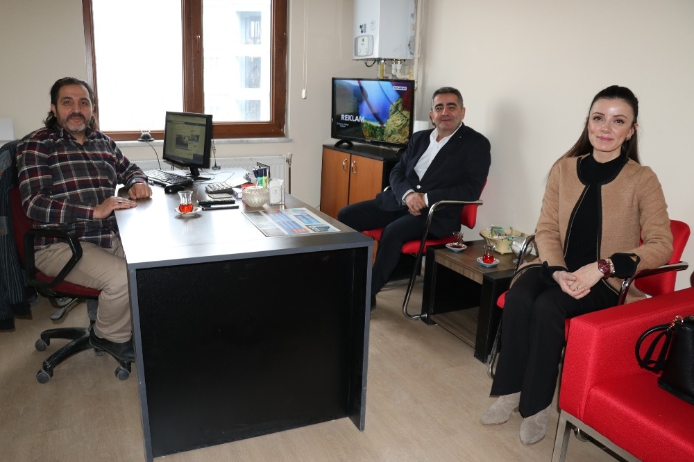 Hilton heyetinden İHA’ya ziyaret 