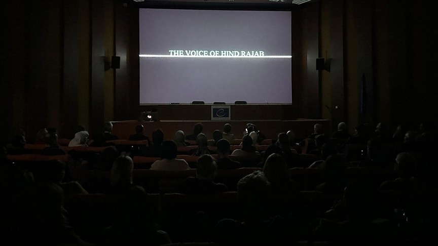 "Hind Receb'in Sesi" Avrupa Konseyinde yankılandı