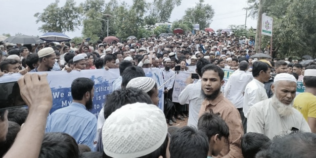 Hindular onları zorla ülkelerinden atmıştı! On binlerce Müslümandan geri dönüş protestosu