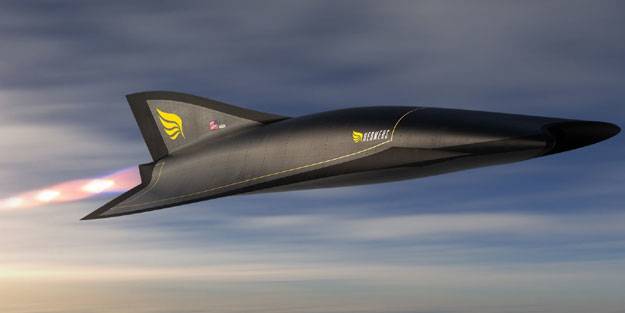 Hipersonik uçağı törenle tanıttılar