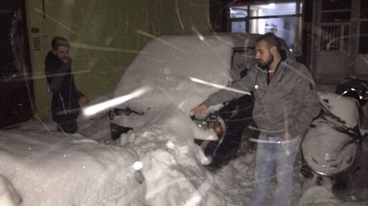 Tekirdağ'da hırsızı kar bile saklayamadı!