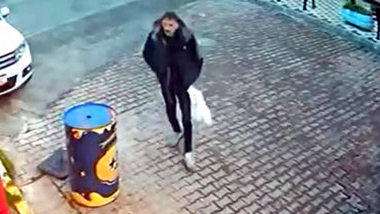 Hırsızlık anı saniye saniye kaydedildi