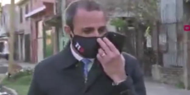 Hırsızlık haberini sunacaktı! Canlı yayında soyuldu