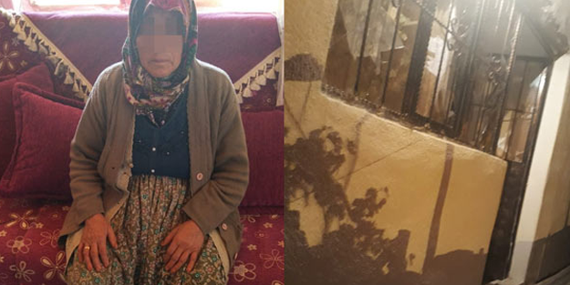 Hırsızlık için girdiği evde yaşlı kadına saldırdı