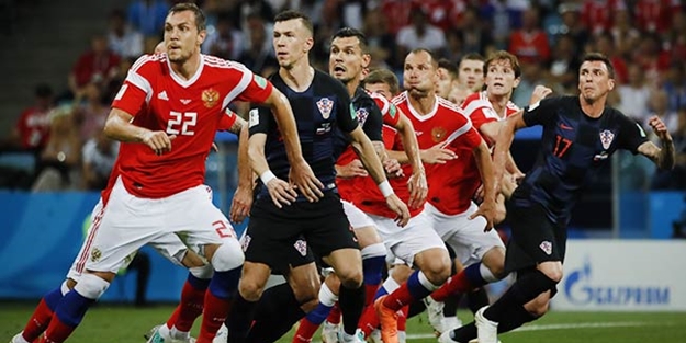 Hırvatistan Rusya'yı penaltılarla devirdi