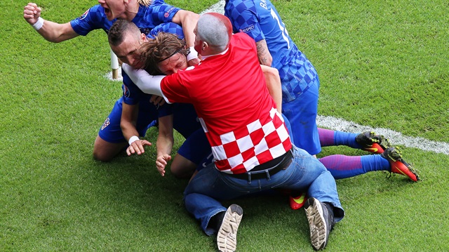 Hırvatların gol sevincinde 'taraftar' var