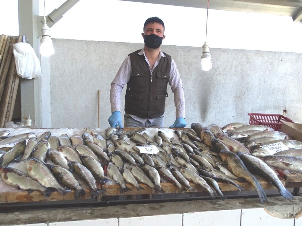 Hisarcık’ta Korona virüs balık satışlarını etkilemedi 