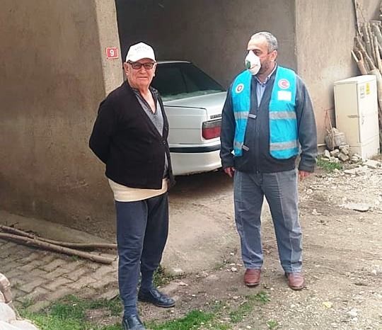 Hisarcık’ta ’Vefa Sosyal Destek Grubu’na din görevlileri de destek veriyor 
