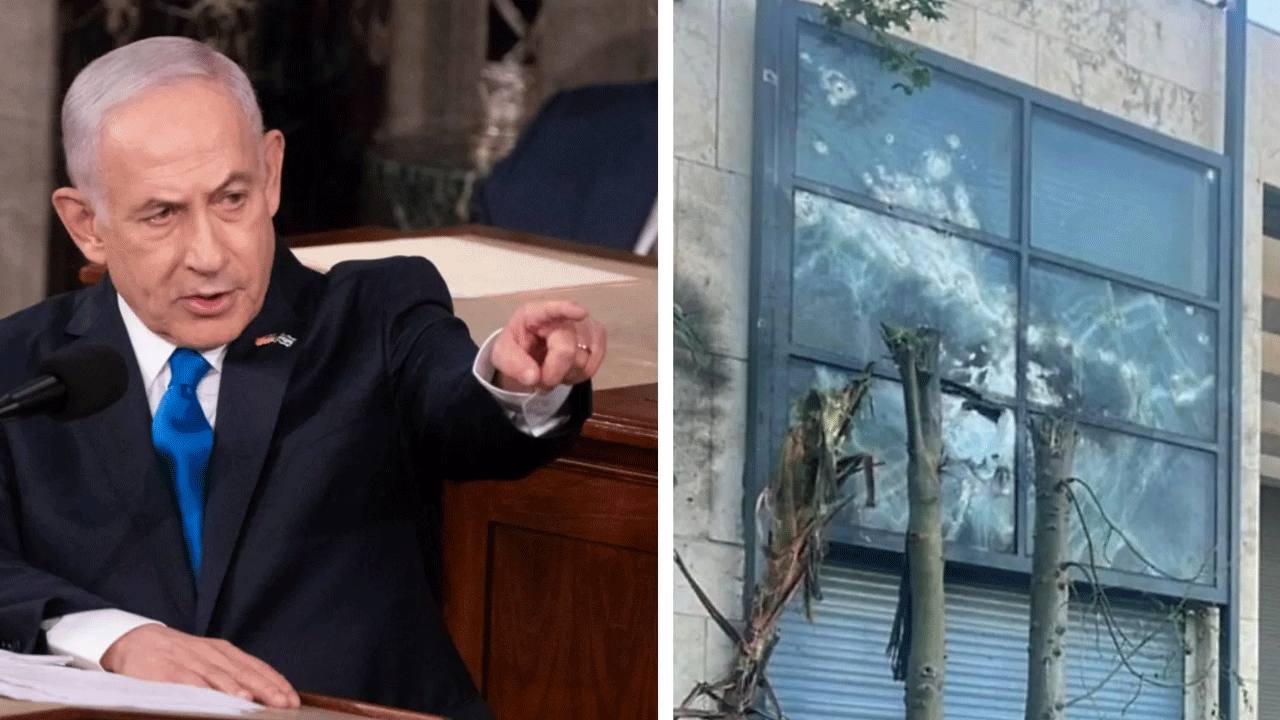 Hizbullah İHA ile vurmuştu! Netanyahu'nun evindeki hasar ortaya çıktı