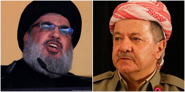 Nasrallah ve Barzani arasında kılıçlar çekildi!