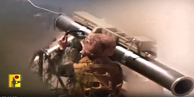 Hizbullah yeni video paylaştı! İsrail'e tam isabet