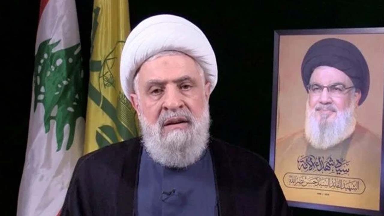 Hizbullah'ın yeni lideri Kasım: Savaş planımızı sürdüreceğiz diyerek ilan etti