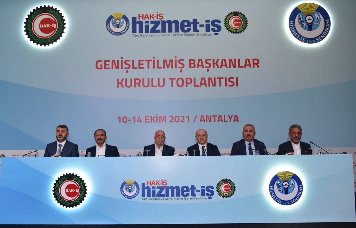 Hizmet-İş Başkanlar Kurulu Antalya'da toplandı