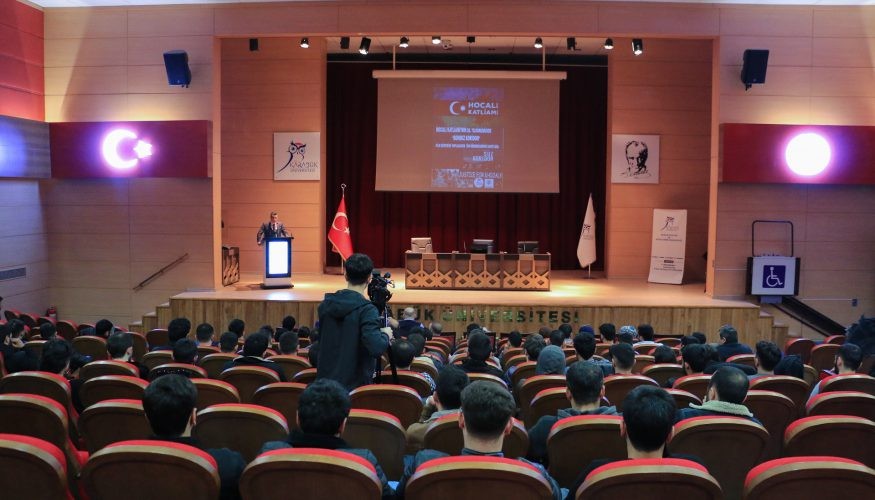 Hocalı Katliamı 28’inci yıl dönümünde KBÜ’de anıldı 