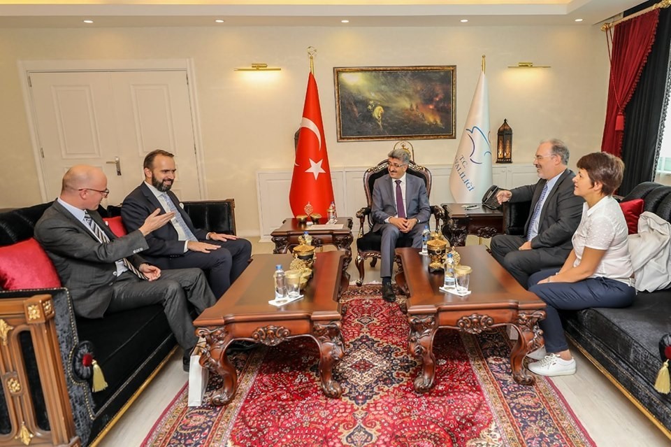 Hollanda, Belçika ve Lüksemburg müsteşarlarından Vali Bilmez’e ziyaret 