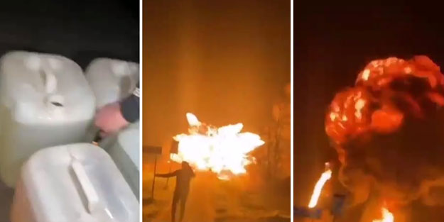 Hollanda yanıyor! Köprüyü patlatıp havaya uçurdular