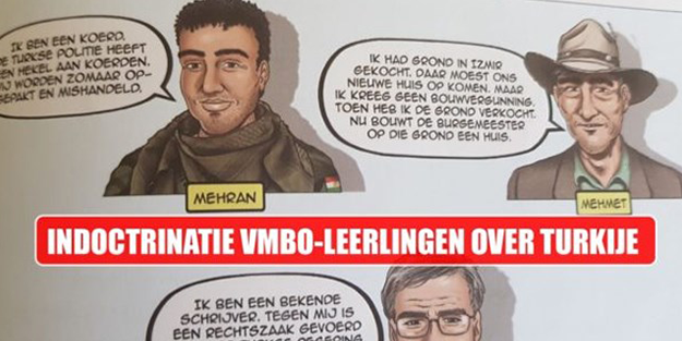 Hollanda'da ders kitabÄ±nda skandal: TÃ¼rk polisi...