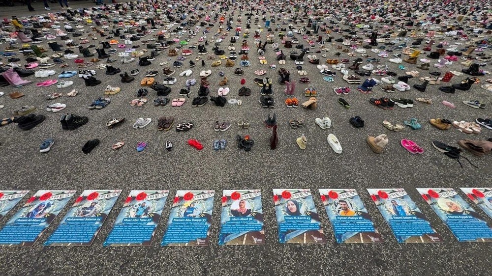 Hollanda'da Gazze'de ölen çocuklar ve gazeteciler anıldı