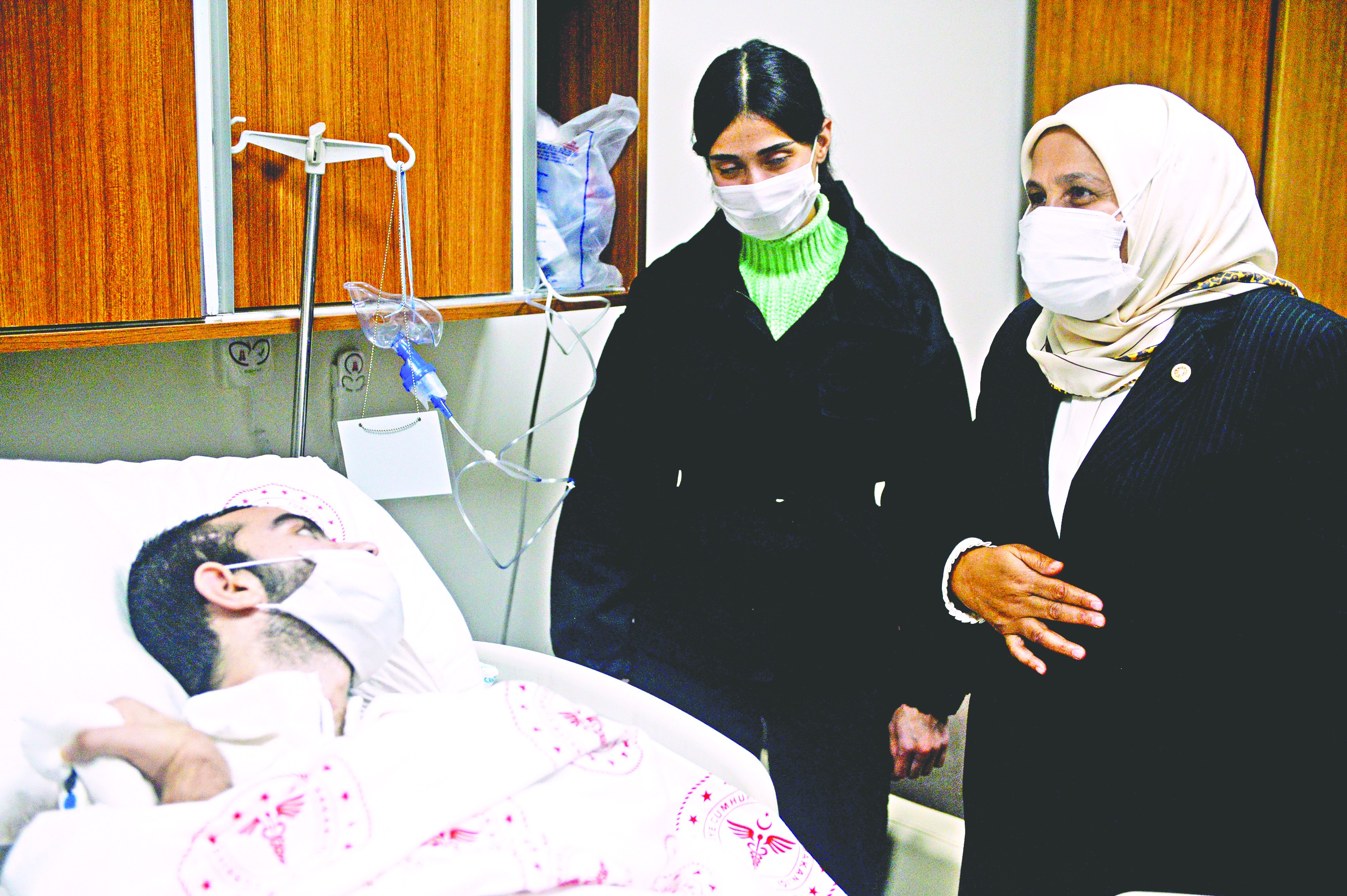 Hollanda’nın öldürmek istediği Türk, tedavi için Maraş’a getirildi