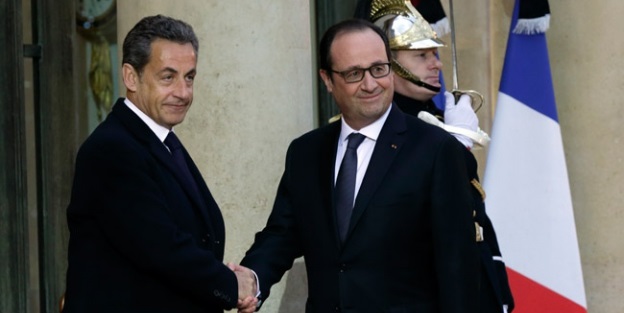 Hollande ve Sarkozy saldırıyı görüştü