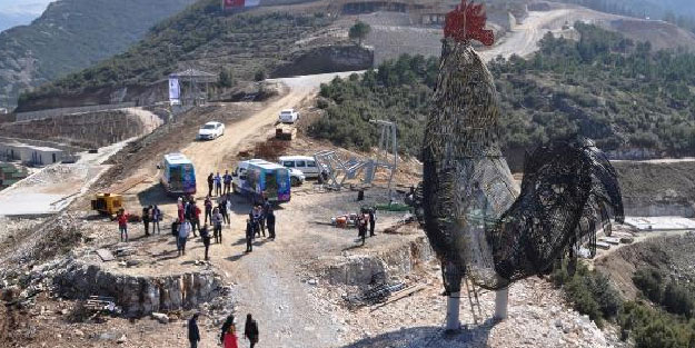 Horoz heykeli için Guinness'e başvuru yapılacak