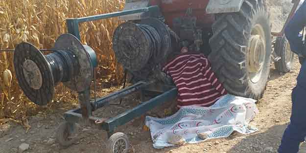 Hortum toplayan kadın feci şekilde can verdi