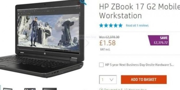 HP, yeni bilgisayarı yanlışlıkla 6 liraya sattı