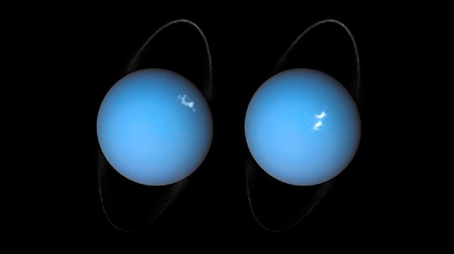 Hubble Uranüs'teki auroraları görüntüledi