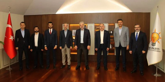 HÜDA PAR’dan Osman Nuri Kabaktepe’ye ziyaret