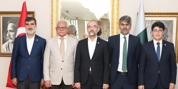 HÜDA PAR’dan Pakistan Büyükelçiliğine ziyaret