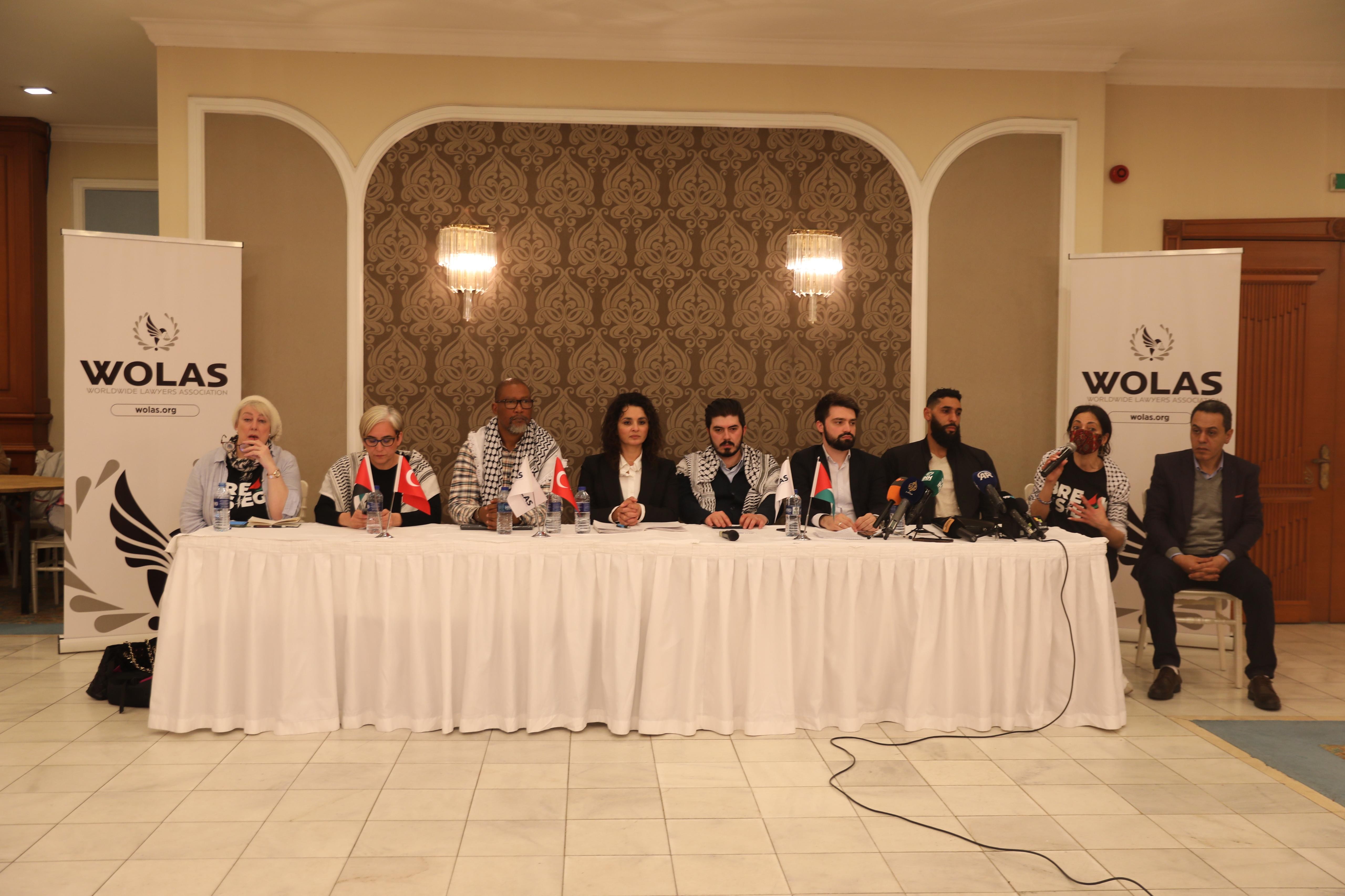 Hukukçular ve insan hakları savunucuları Filistin için İstanbul’da bir araya geldi