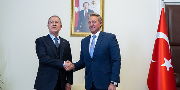 Hulusi Akar ABD'nin Ankara Büyükelçisi ile görüştü