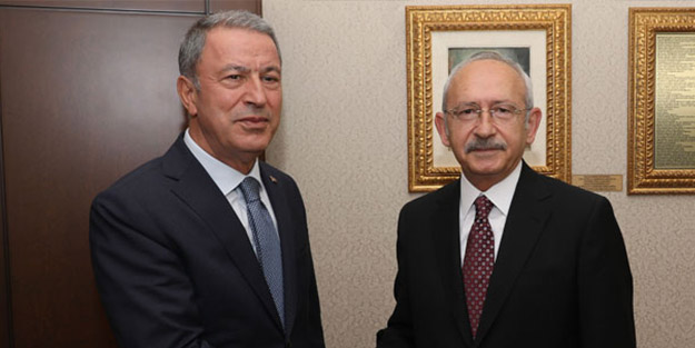 Hulusi Akar Kemal Kılıçdaroğlu ile görüştü!