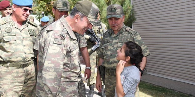 Hulusi Akar, o bölgeleri denetledi