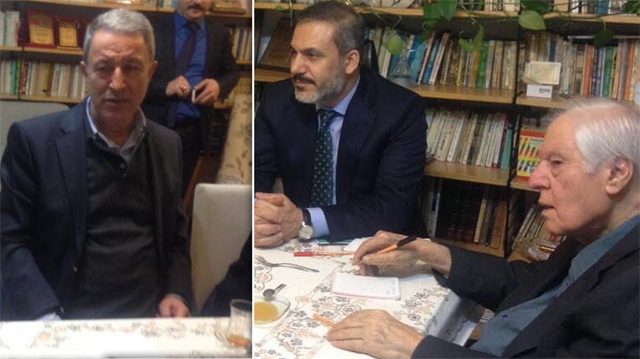 Hulusi Akar ve Fidan, Nuri Pakdil'in evinde