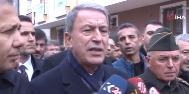 Hulusi Akar'dan helikopter kazasına dair açıklama