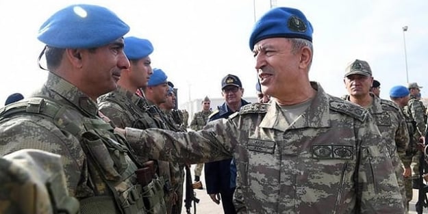 Hulusi Akar'dan Mehmetçik'e mesaj: 7 iklim, 3 kıtaya...