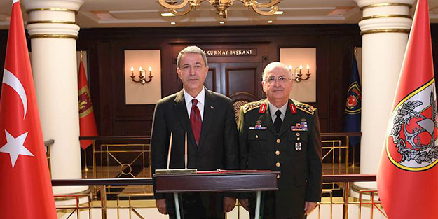 Hulusi Akar'dan tebrik ziyareti