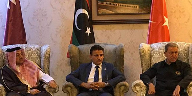 Hulusi Akar’ın Libya ziyaretinde dikkat çeken detay! Katar da katıldı