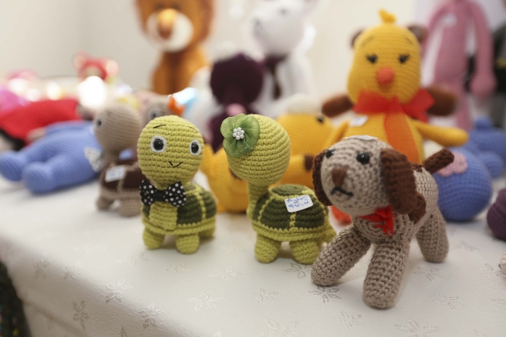 Hünerli ellerin çalışmaları görücüye çıktı 