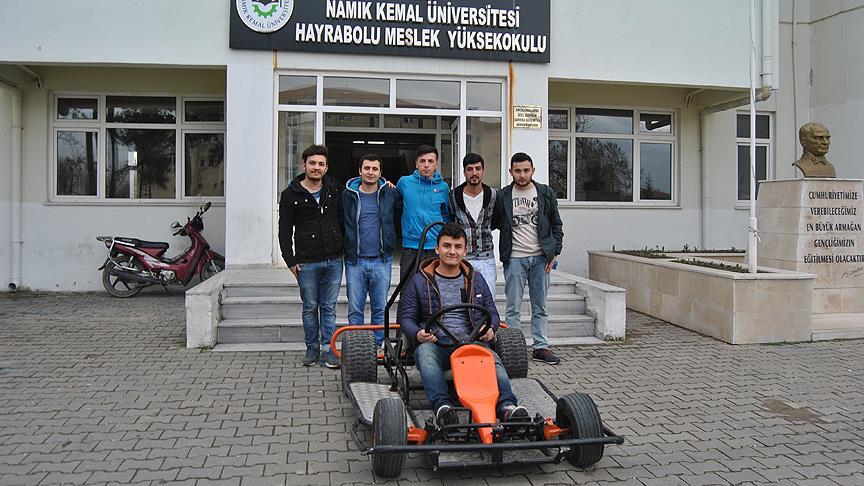 Hurdadan Go-Kart aracı yaptılar