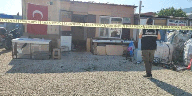 Hurdalık deposunda korkunç olay