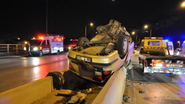 Hurdaya Dönen Otomobilden Sağ Çıktı