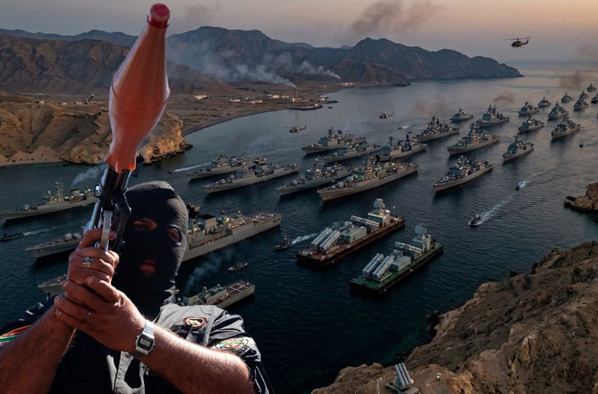 Hürmüz’de füze sağanağı: Devrim Muhafızları fena vurdu savaş gemileri değil, alevler konuşuyor!