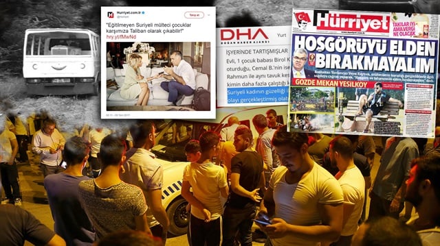 Hürriyet ırkçılığı devam ediyor! Suriyeli çocuklar...